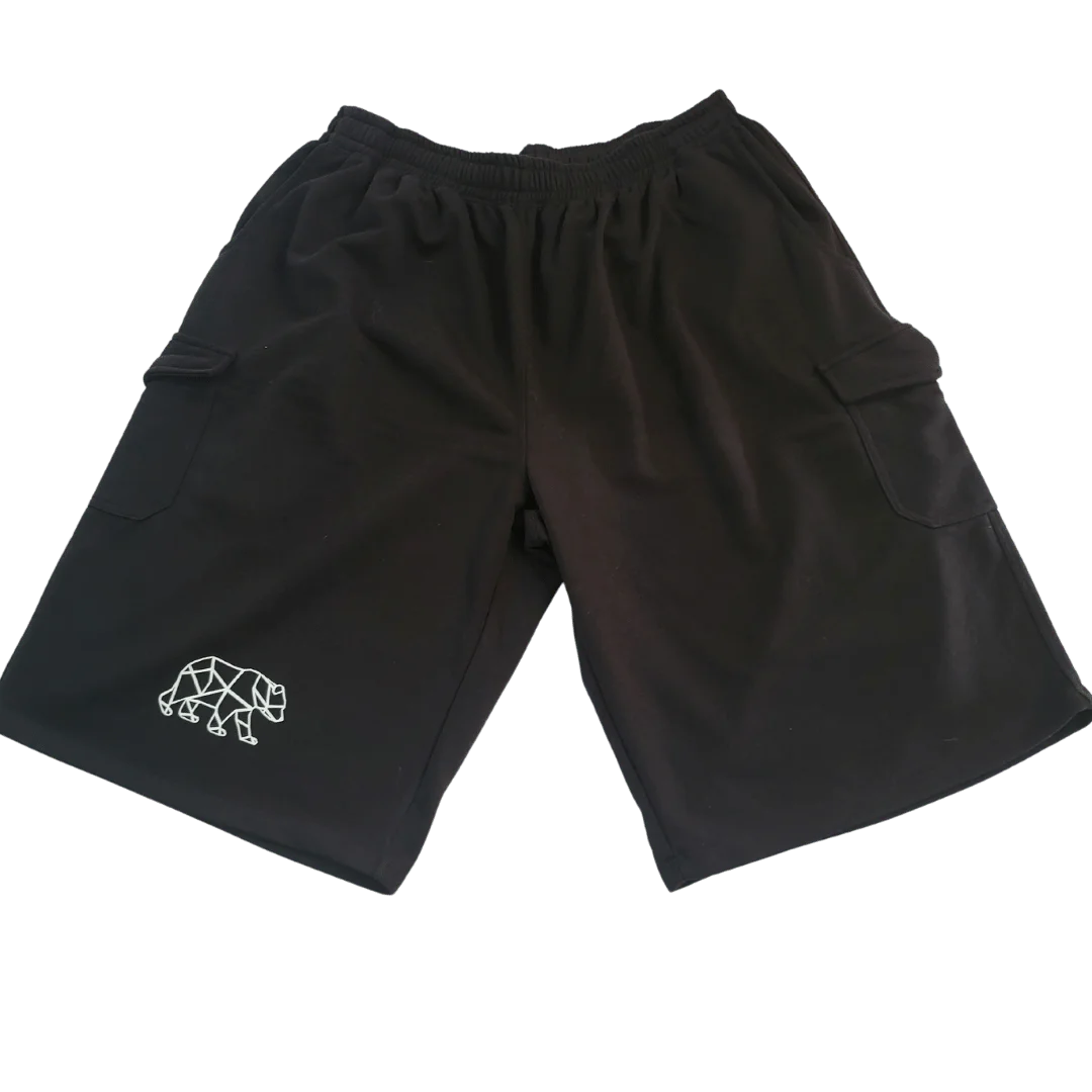 TBS férfi mozaik mintás bermuda | The Bear Style |The Bear Style Kft. - Mozaikbermudafekete 1