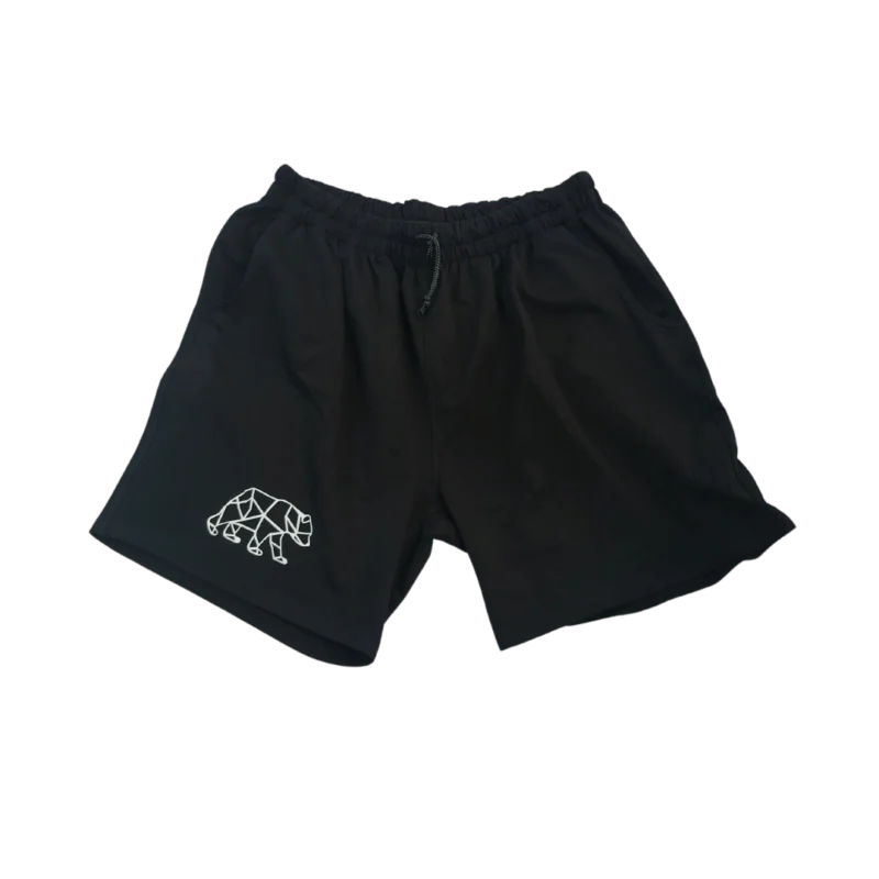 TBS férfi mozaik mintás bermuda | The Bear Style |The Bear Style Kft. - mozaikrovidfekete 1